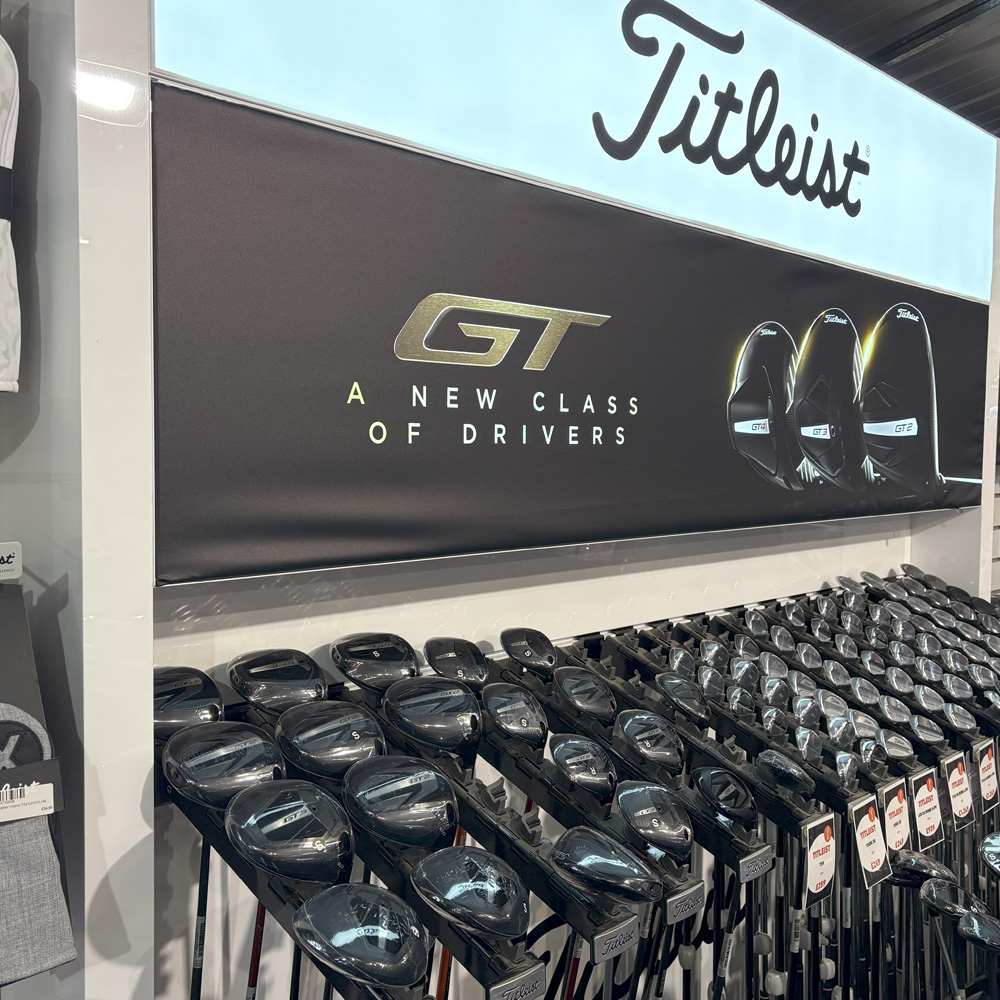 Snainton Golf Centre Golf Shop Scarborough Titleist Display